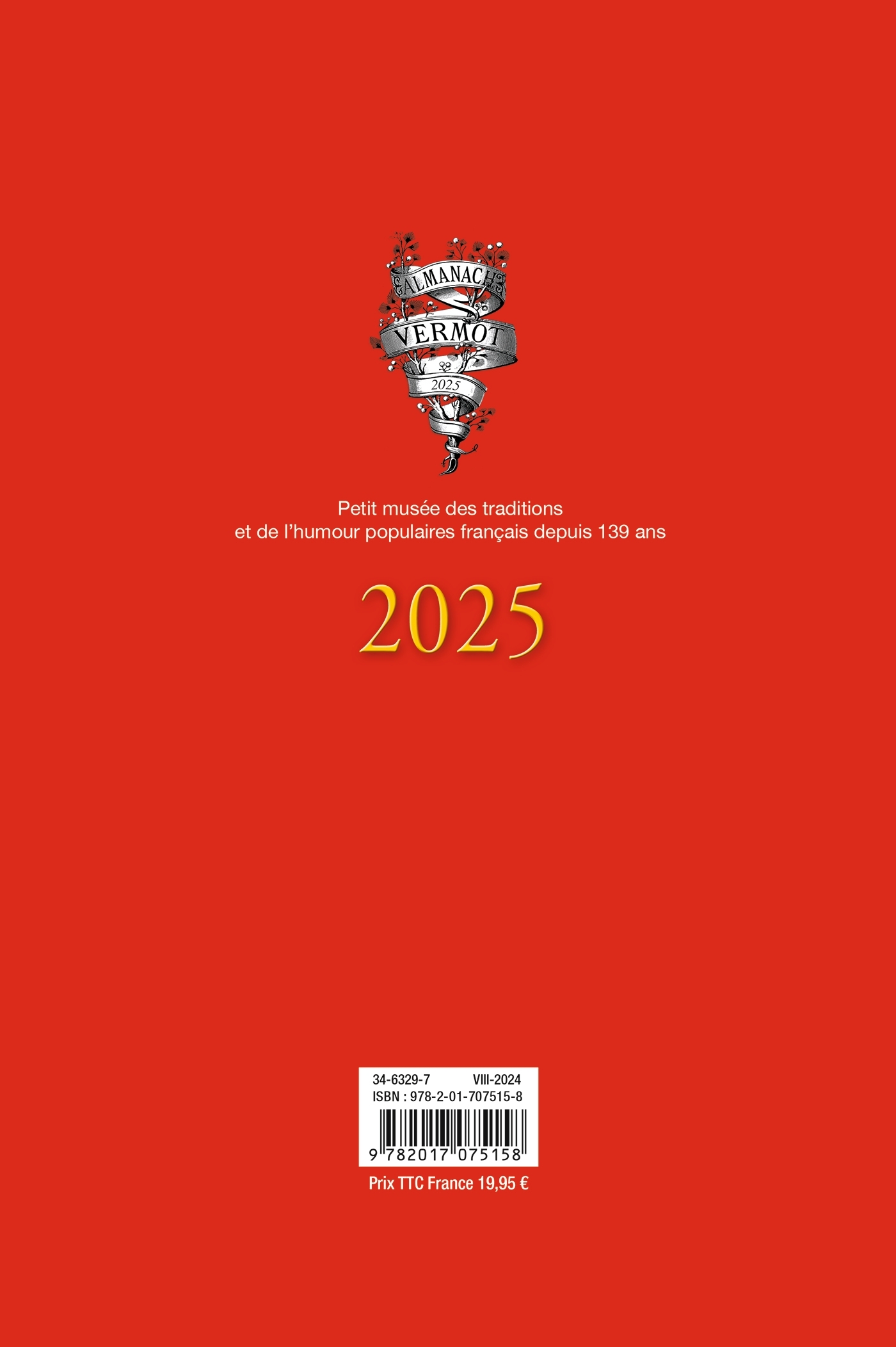 Almanach Vermot 2025 -   - HACHETTE PRAT
