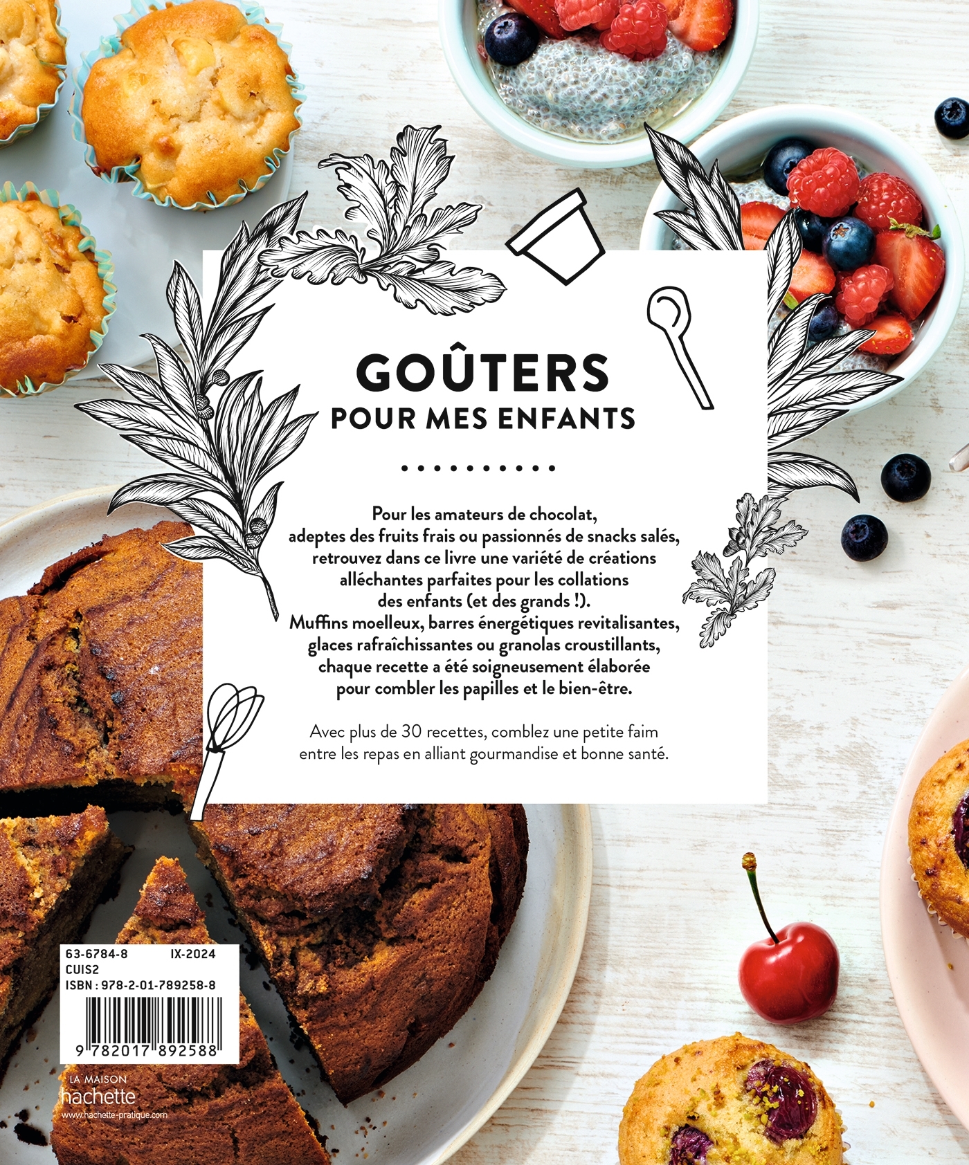 Goûters pour mes enfants - Emilie Perrin - HACHETTE PRAT