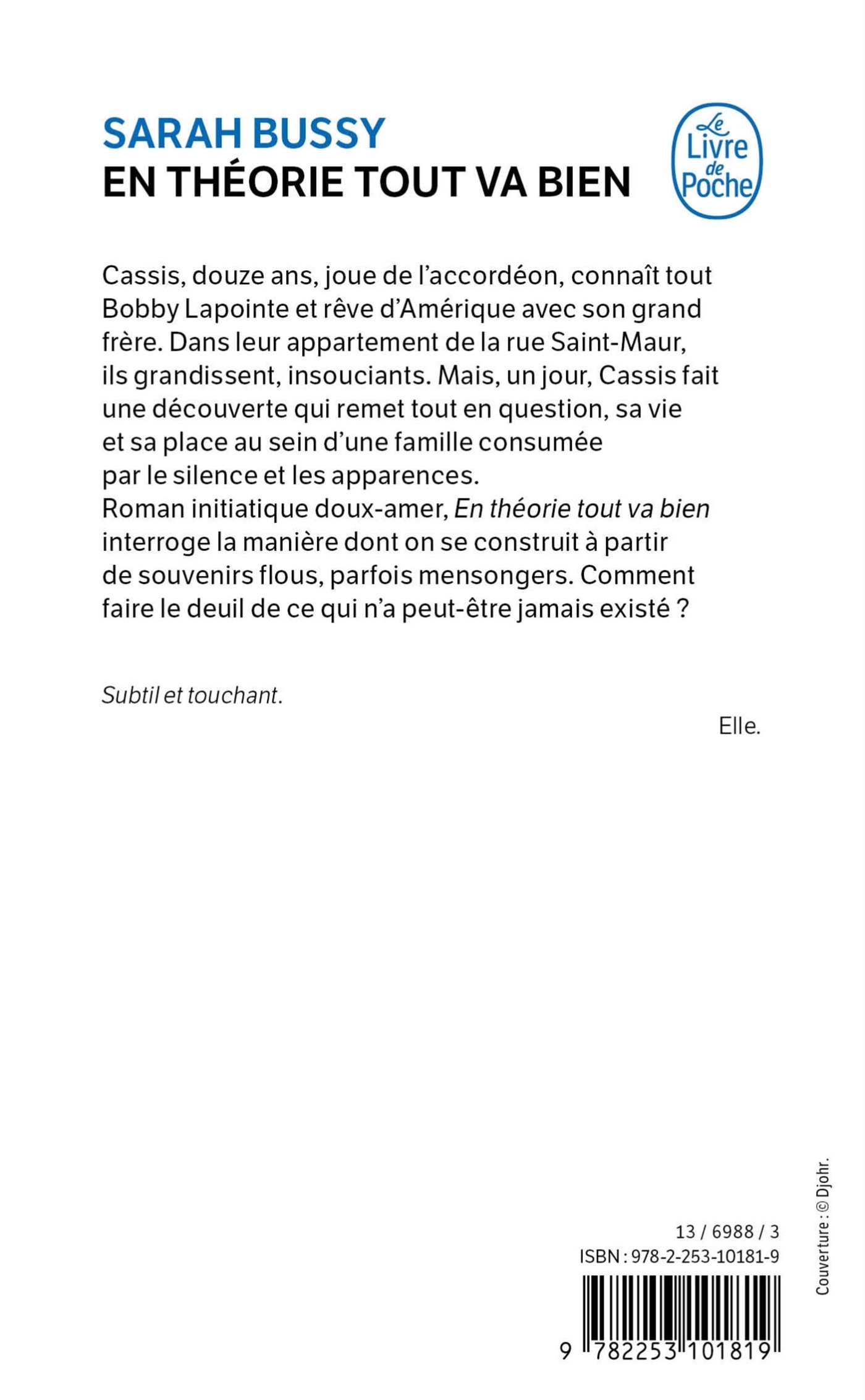 En théorie tout va bien - Sarah Bussy - LGF