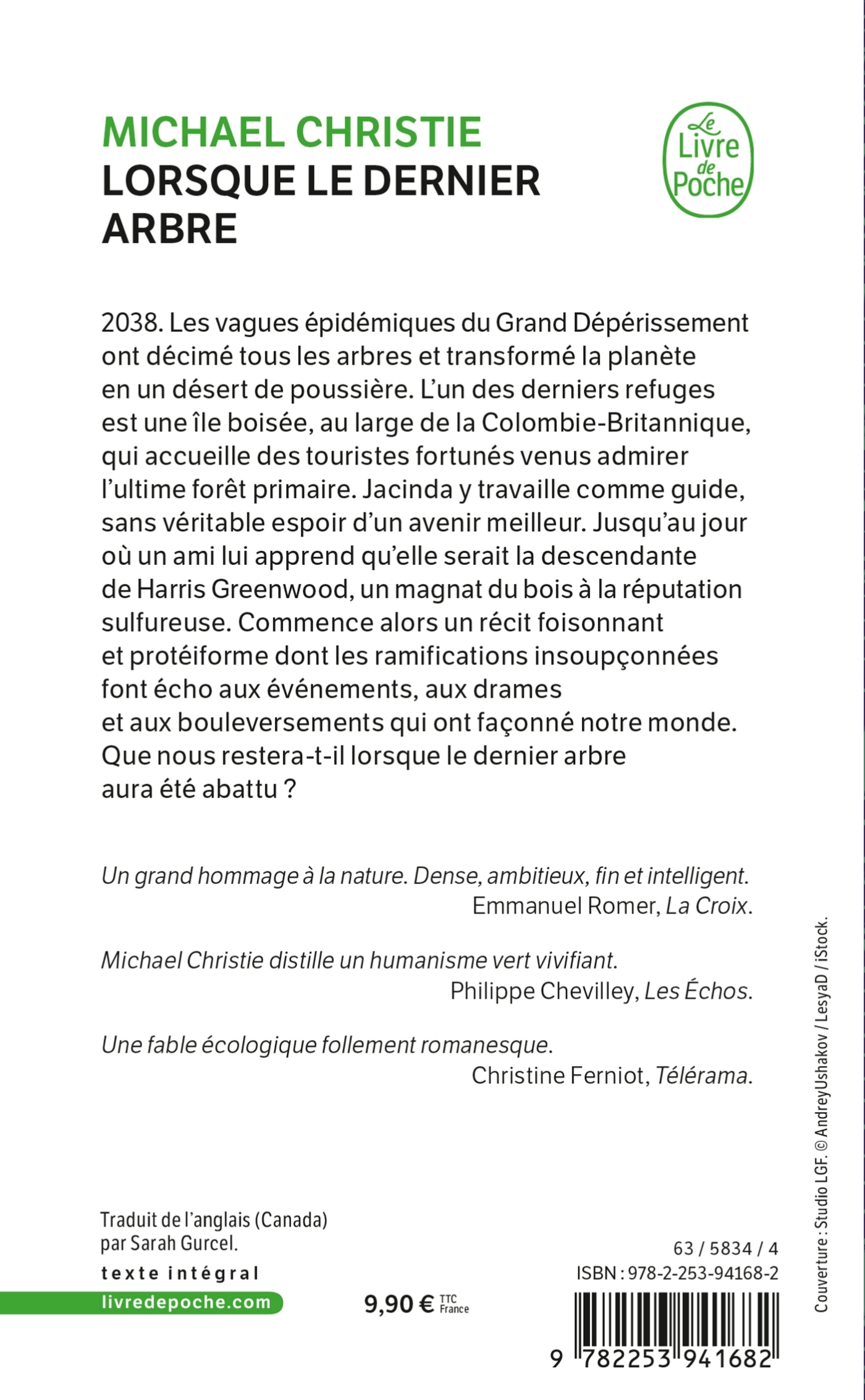 Lorsque le dernier arbre - Michael Christie - LGF