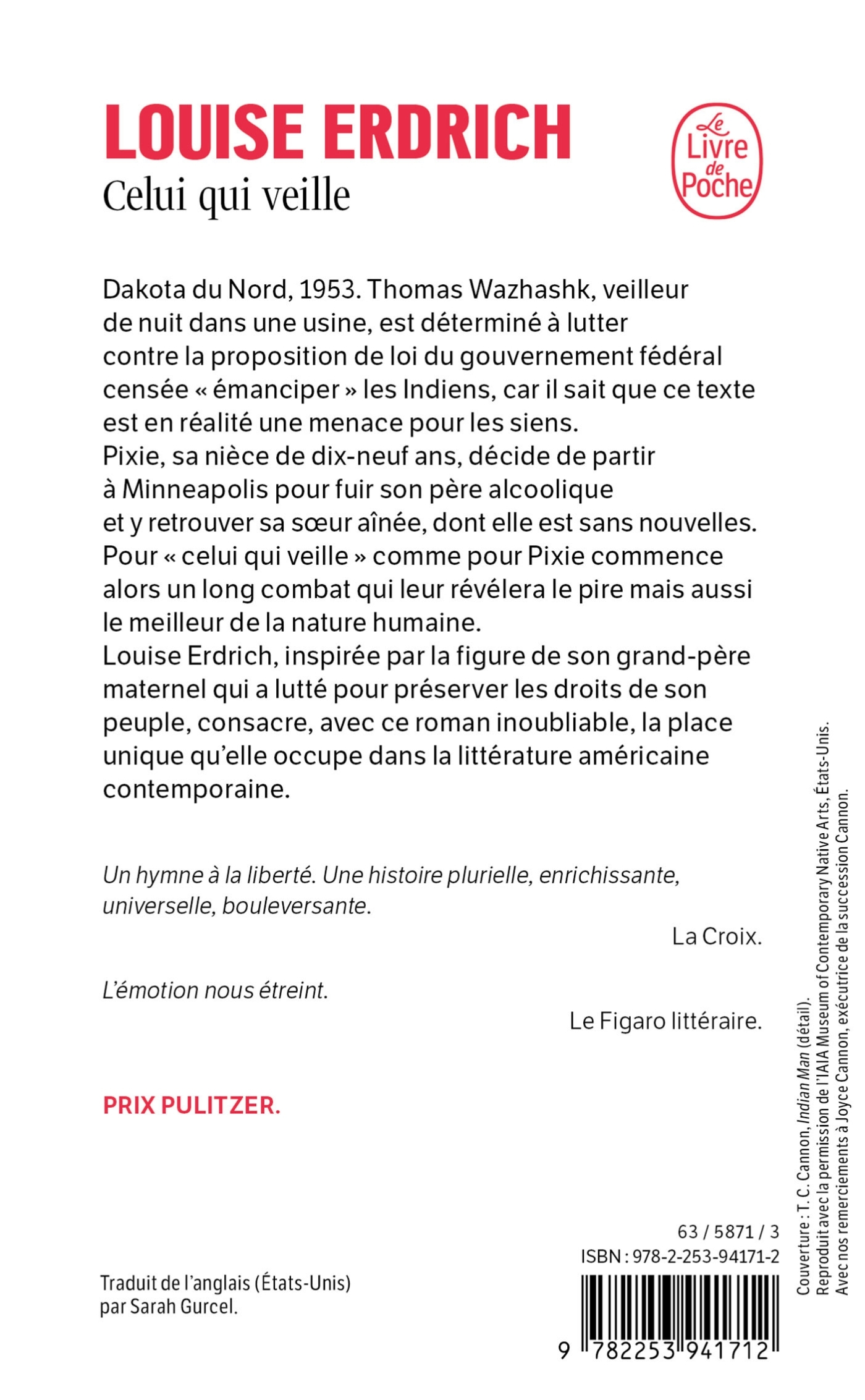 Celui qui veille - Louise Erdrich - LGF