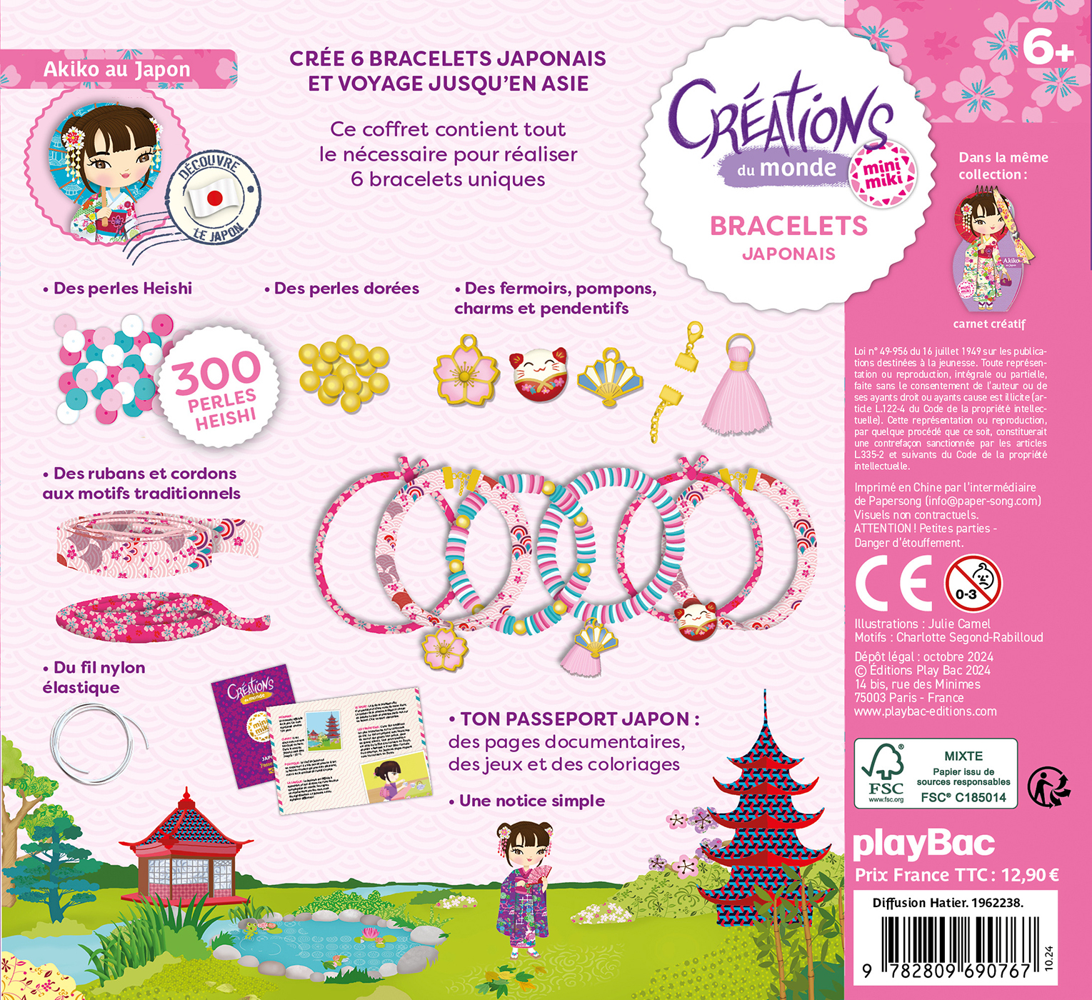 Minimiki - Bracelets Japonais - Créations du monde - Julie Camel - PLAY BAC