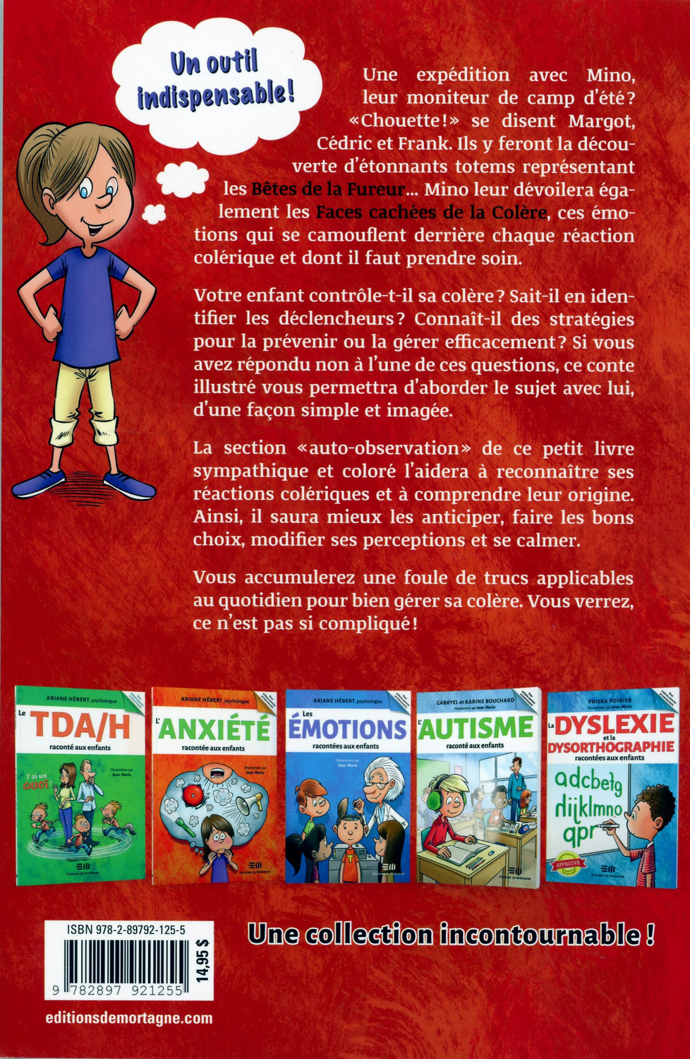 La colère racontée aux enfants - Ariane Hébert - DE MORTAGNE