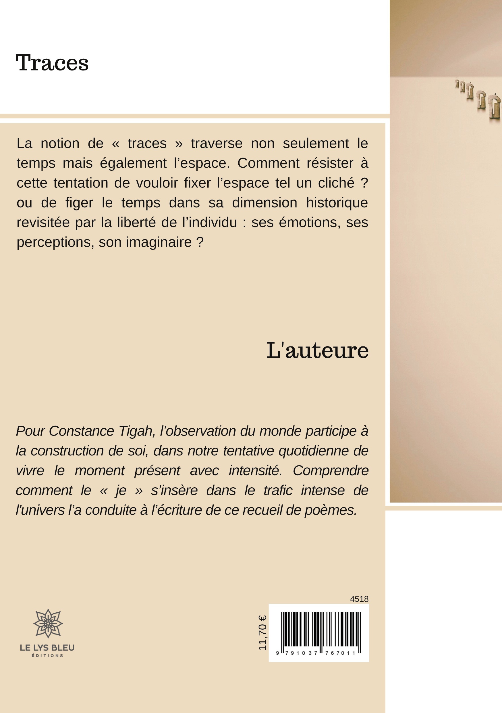 Traces -  Constance Tigah - LE LYS BLEU