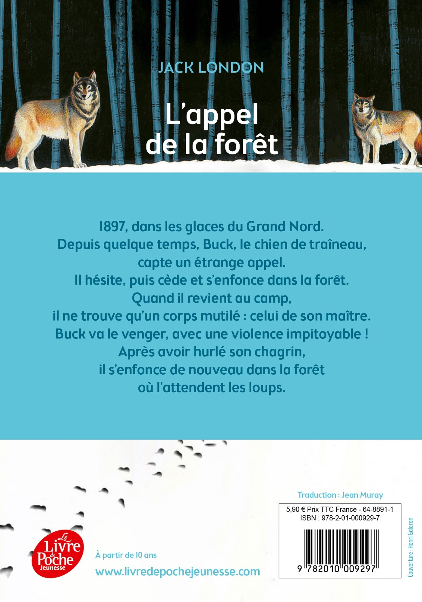 L'appel de la forêt - Texte intégral - Jack London - POCHE JEUNESSE