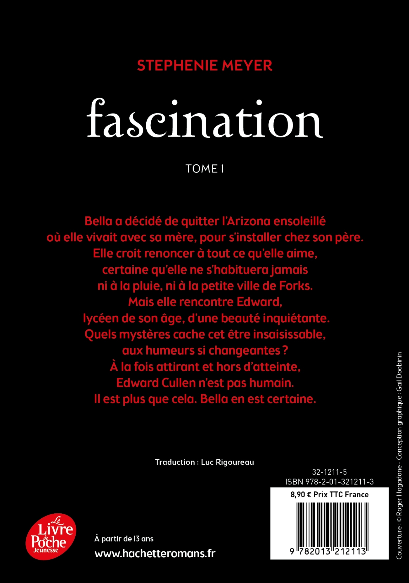 Saga Twilight - Tome 1 - Fascination - Stephenie Meyer - POCHE JEUNESSE