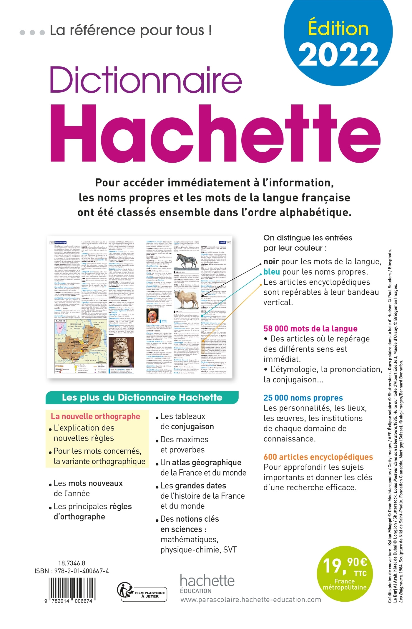 Dictionnaire Hachette 2022 - Bénédicte Gaillard - HACHETTE EDUC