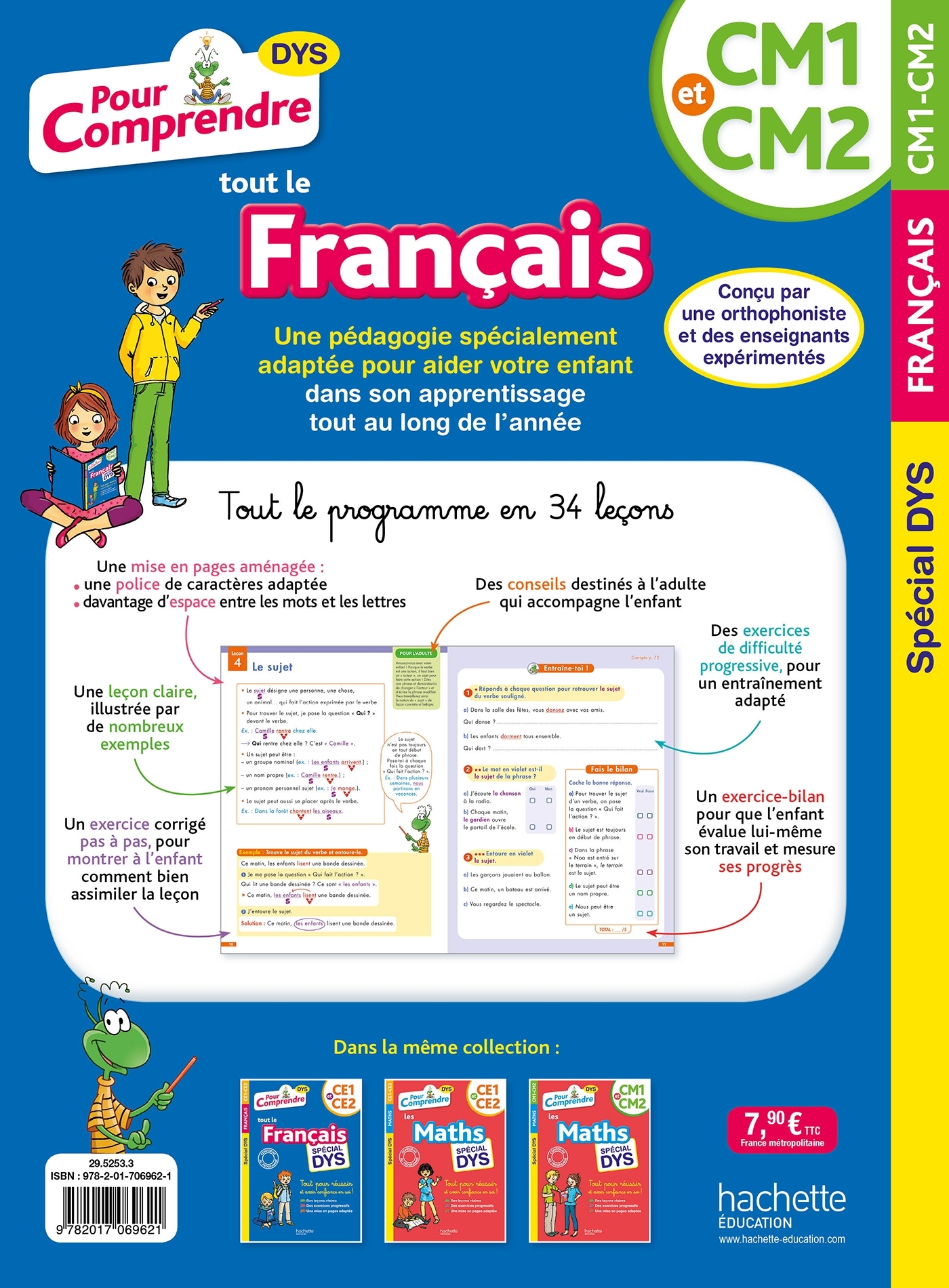 Pour Comprendre Français CM1-CM2 - Spécial DYS (dyslexie) et difficultés d'apprentissage - Laure Brémont - HACHETTE EDUC