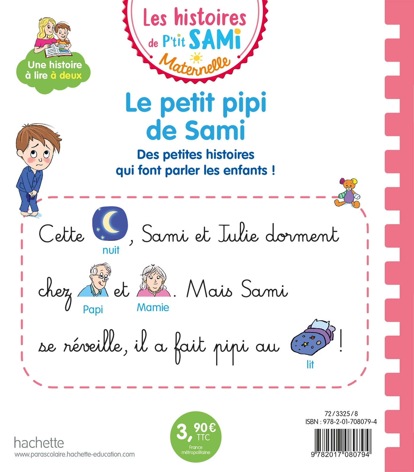Les histoires de P'tit Sami Maternelle (3-5 ans) : Le petit pipi de Sami -  DE RAIGNIAC-G+BOYER-A - HACHETTE EDUC
