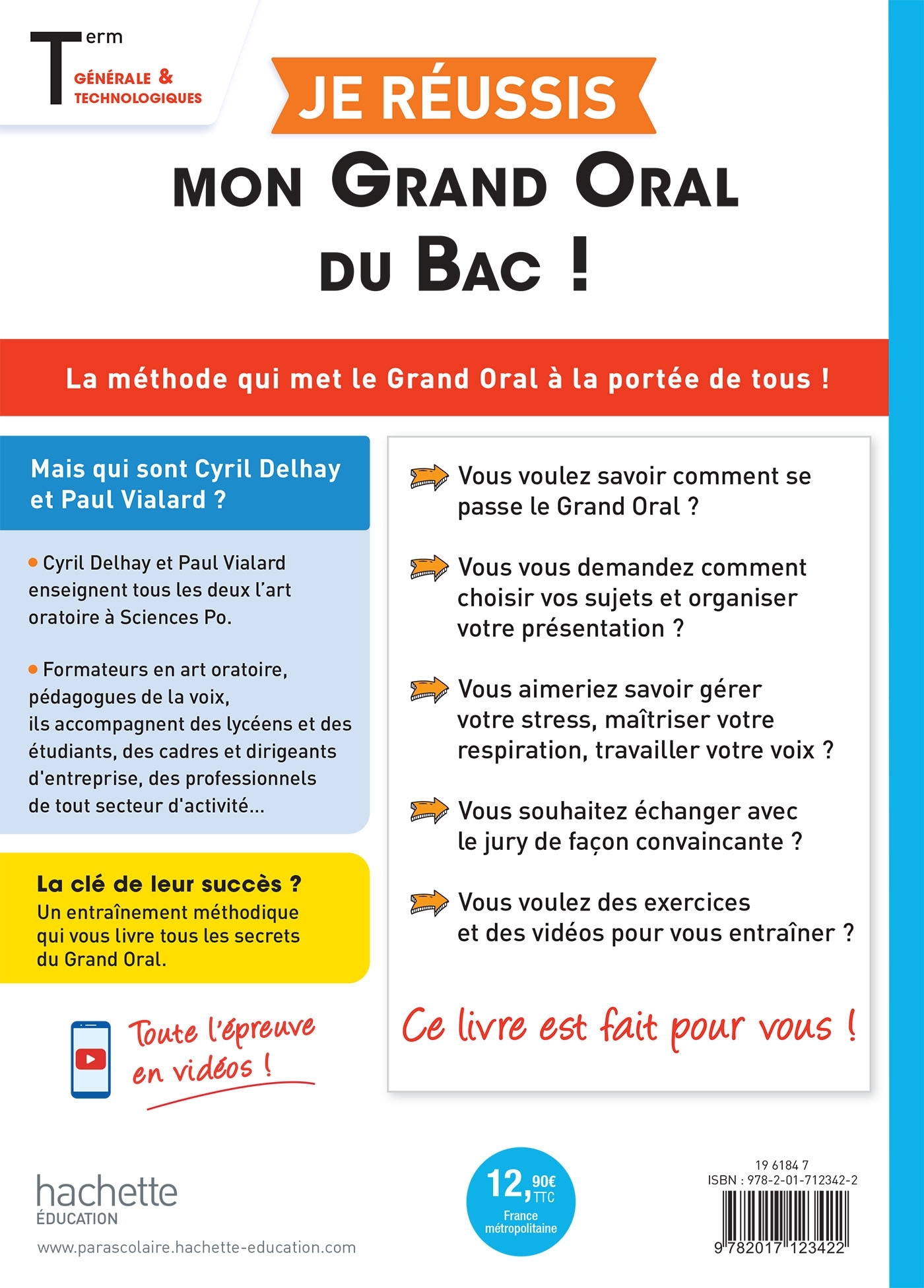 Je réussis mon Grand Oral du BAC 2021 - Cyril Delhay - HACHETTE EDUC