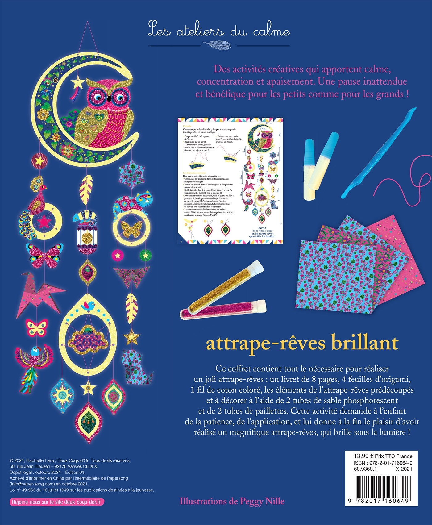 Attrape-rêves brillant - coffret avec accessoires - Peggy Nille - DEUX COQS D OR