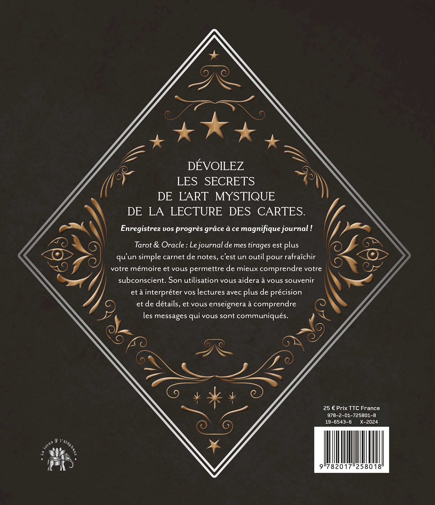 Tarot et Oracle : Le journal de mes tirages - Selena Moon - LOTUS ELEPHANT