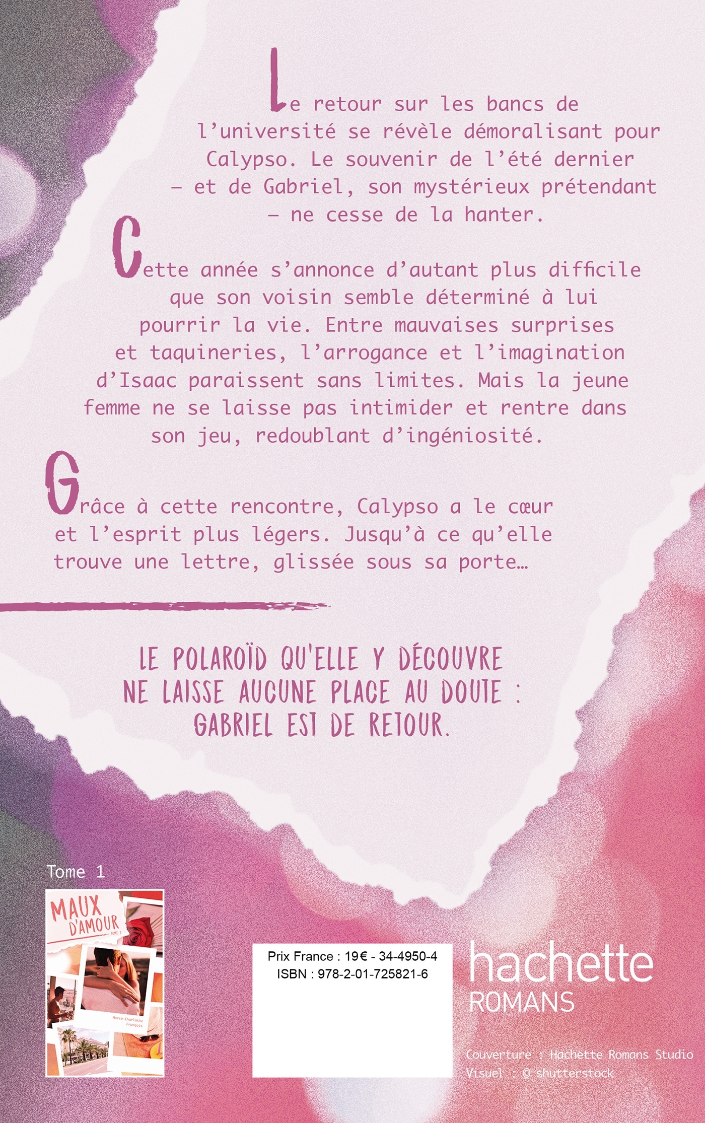 Maux d'amour - tome 2 - Maux dits - Marie-Charlotte François - HACHETTE ROMANS