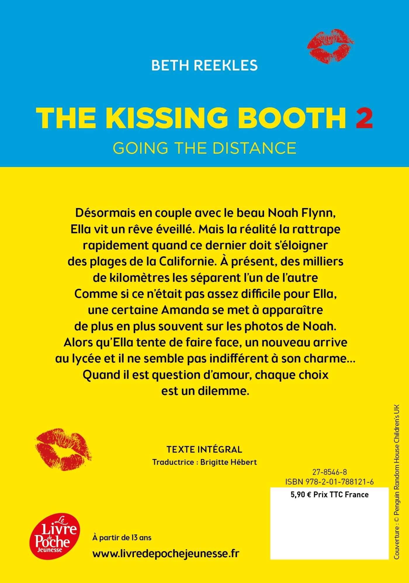 The Kissing Booth - Tome 2 - Brigitte Hébert - POCHE JEUNESSE