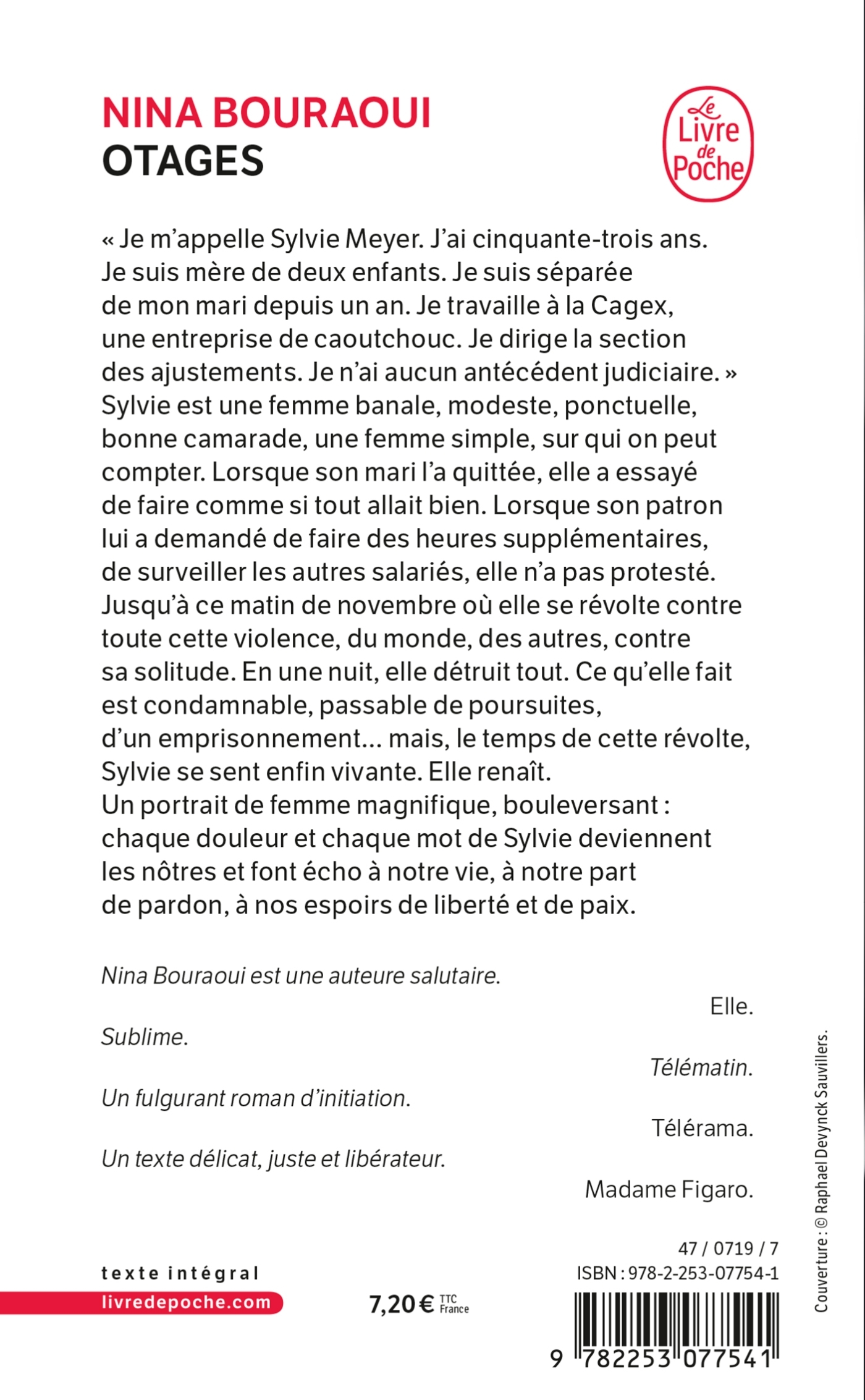 Otages - Nina Bouraoui - LGF