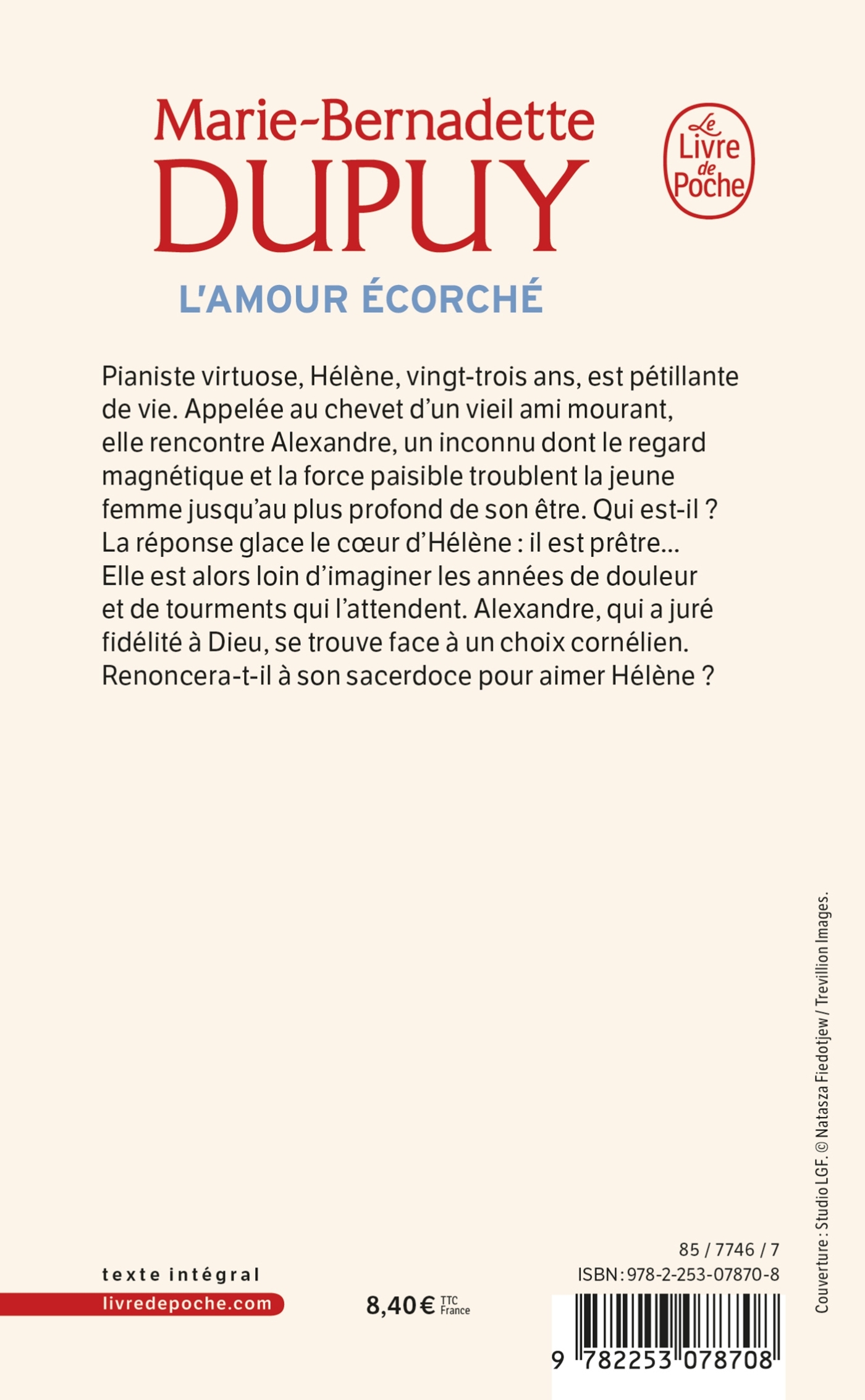 L'amour écorché - Marie-Bernadette Dupuy - LGF