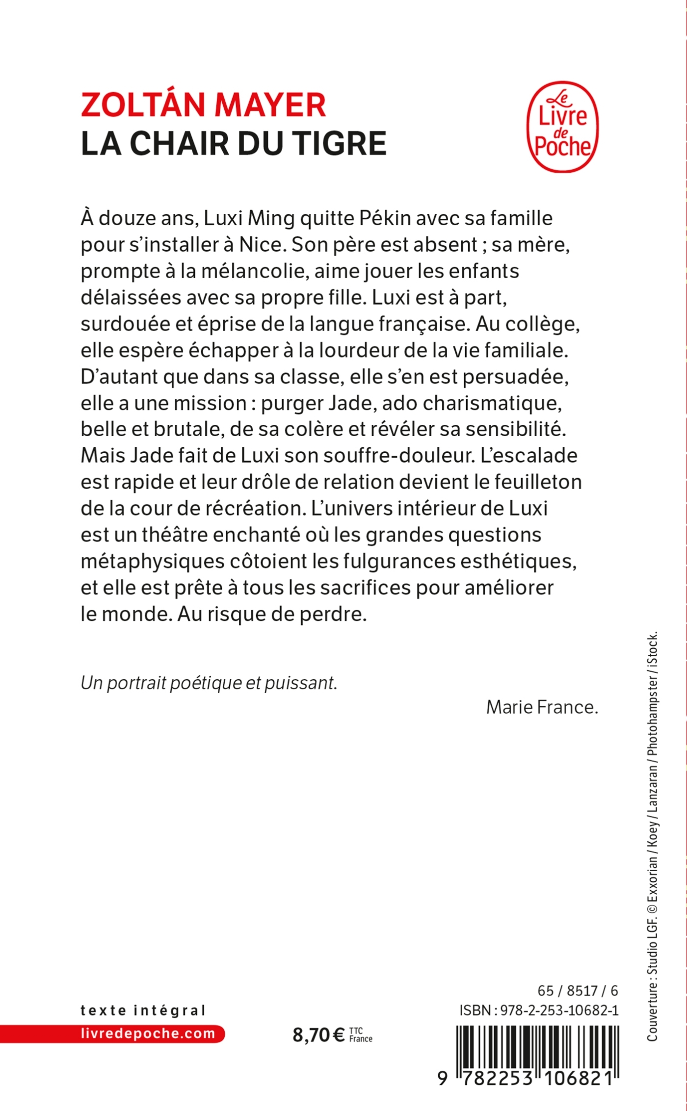 La chair du tigre - Zoltan Mayer - LGF