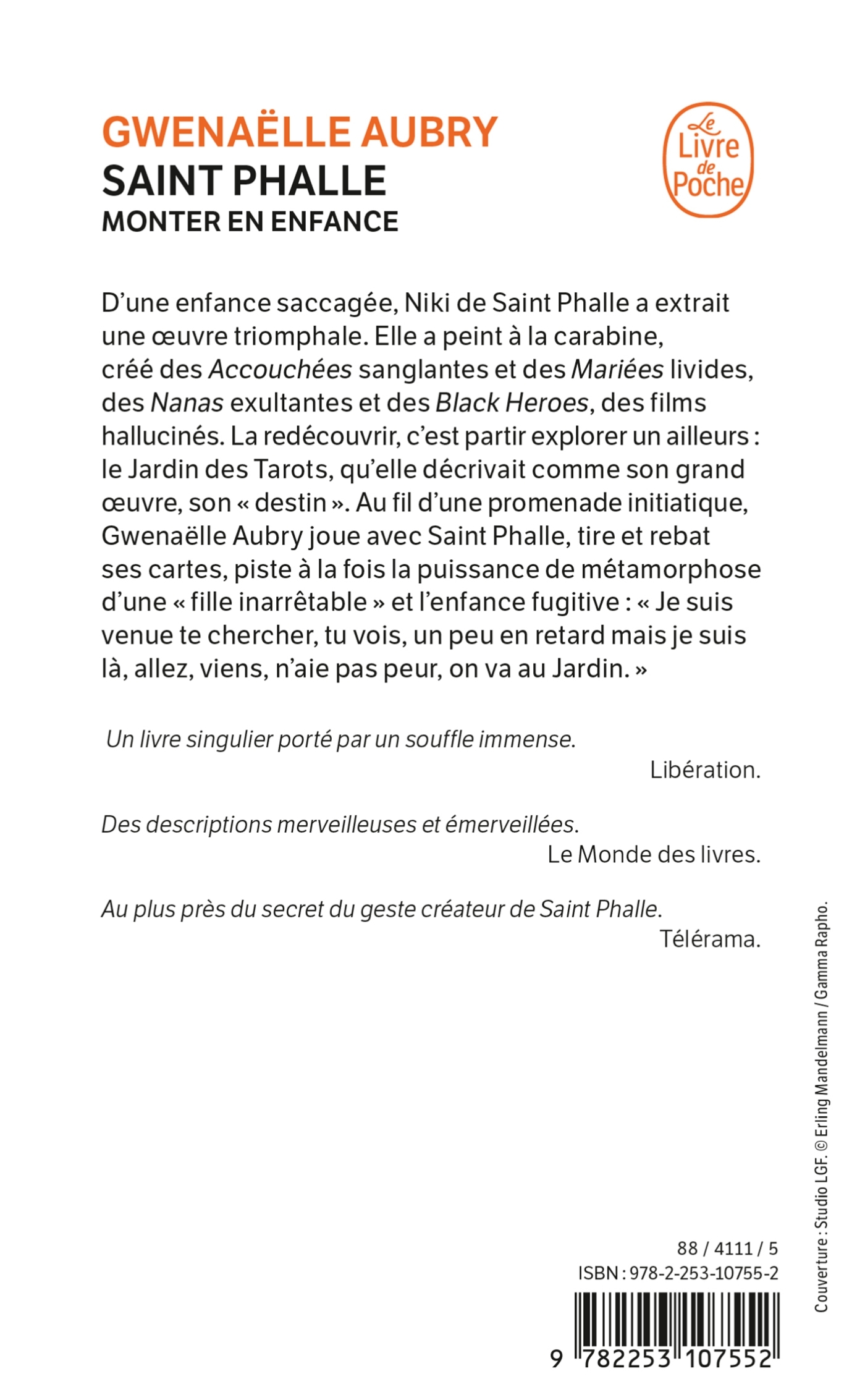 Saint Phalle - Gwenaëlle Aubry - LGF