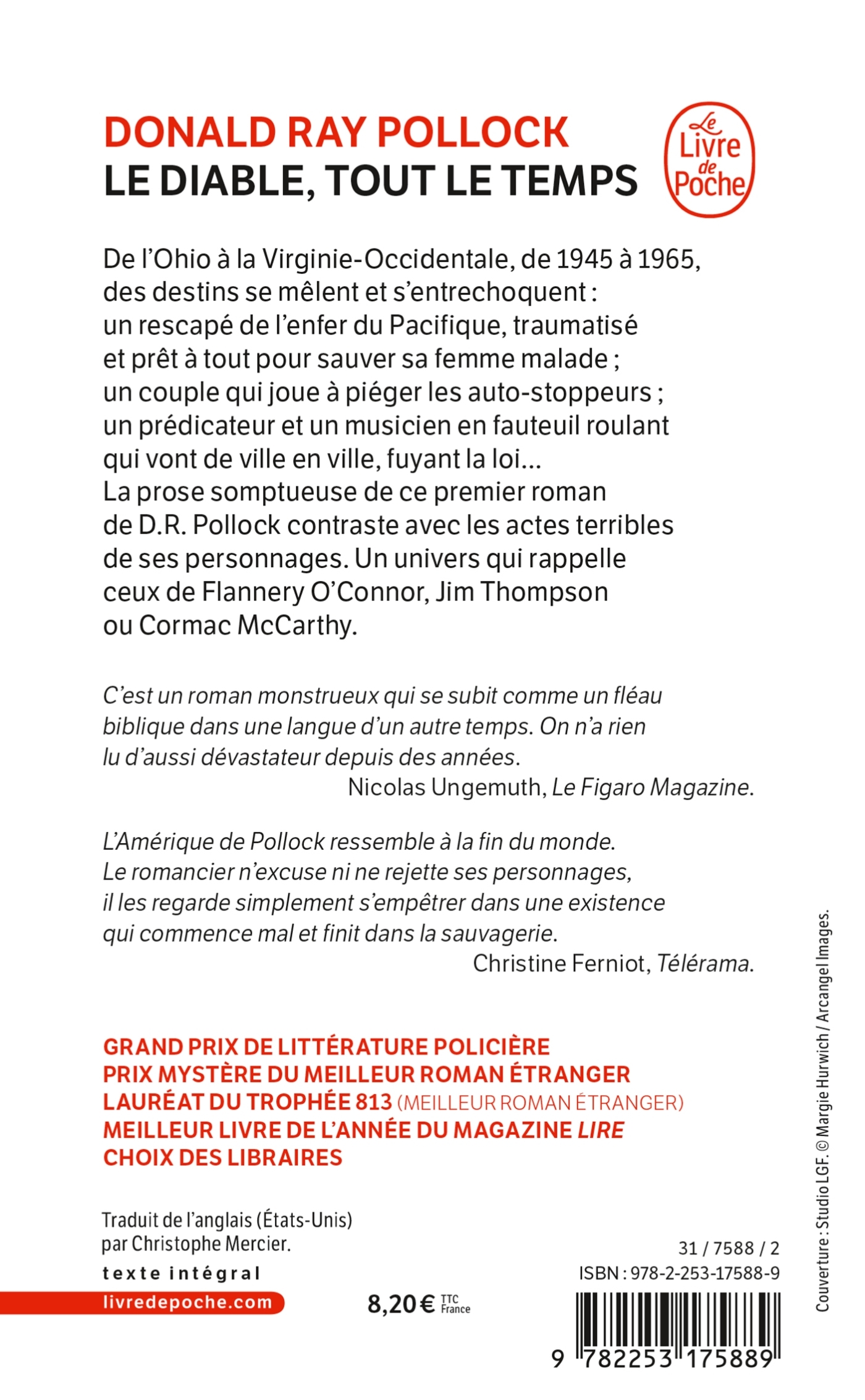 Le Diable, tout le temps - Donald Ray Pollock - LGF