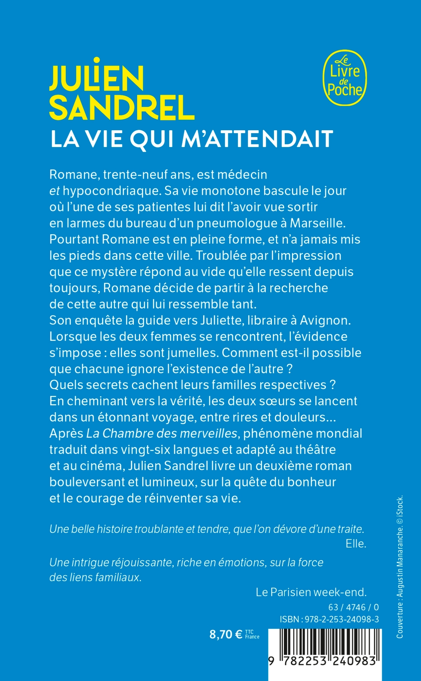 La vie qui m'attendait - Julien Sandrel - LGF