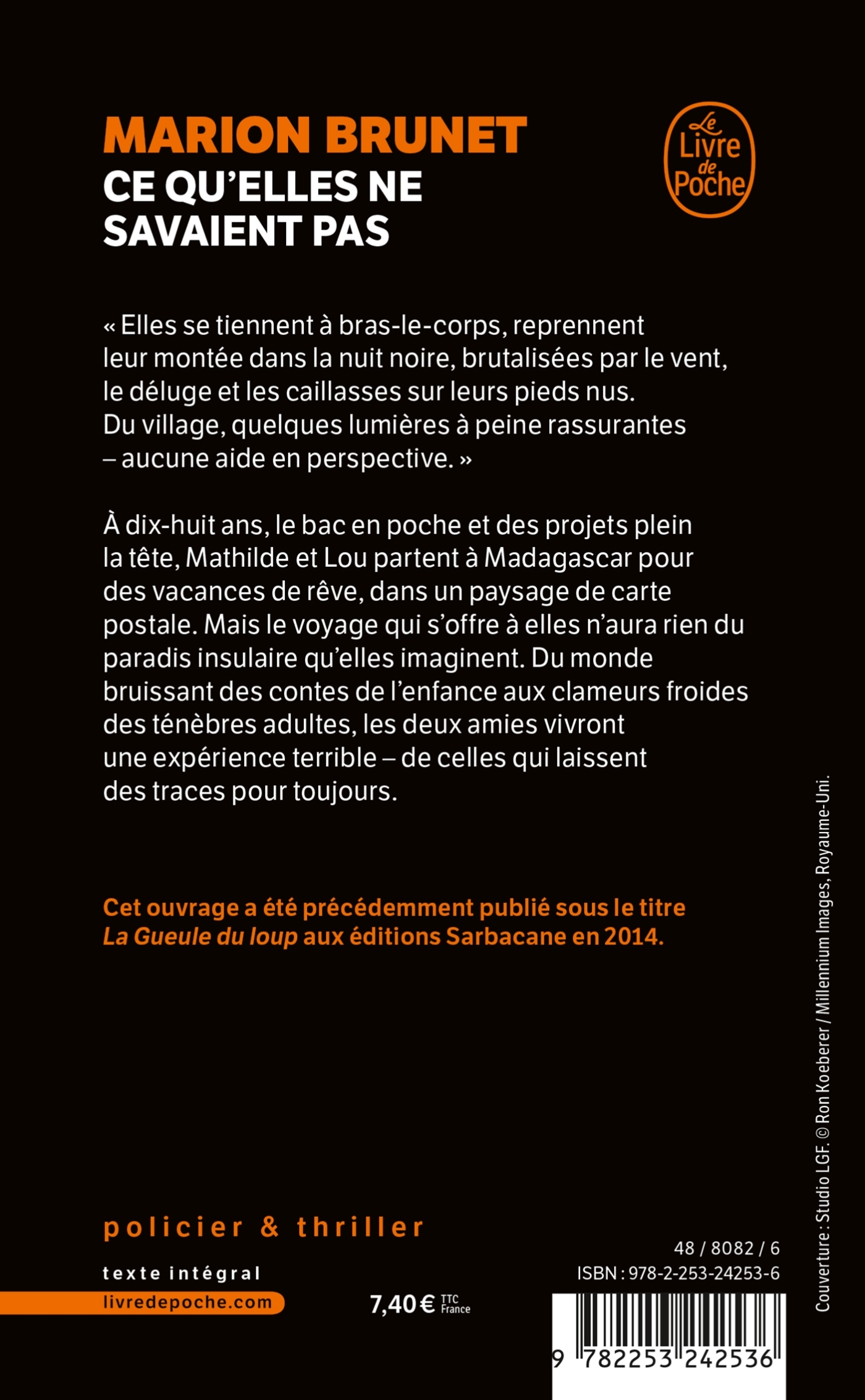 Ce qu'elles ne savaient pas - Marion Brunet - LGF