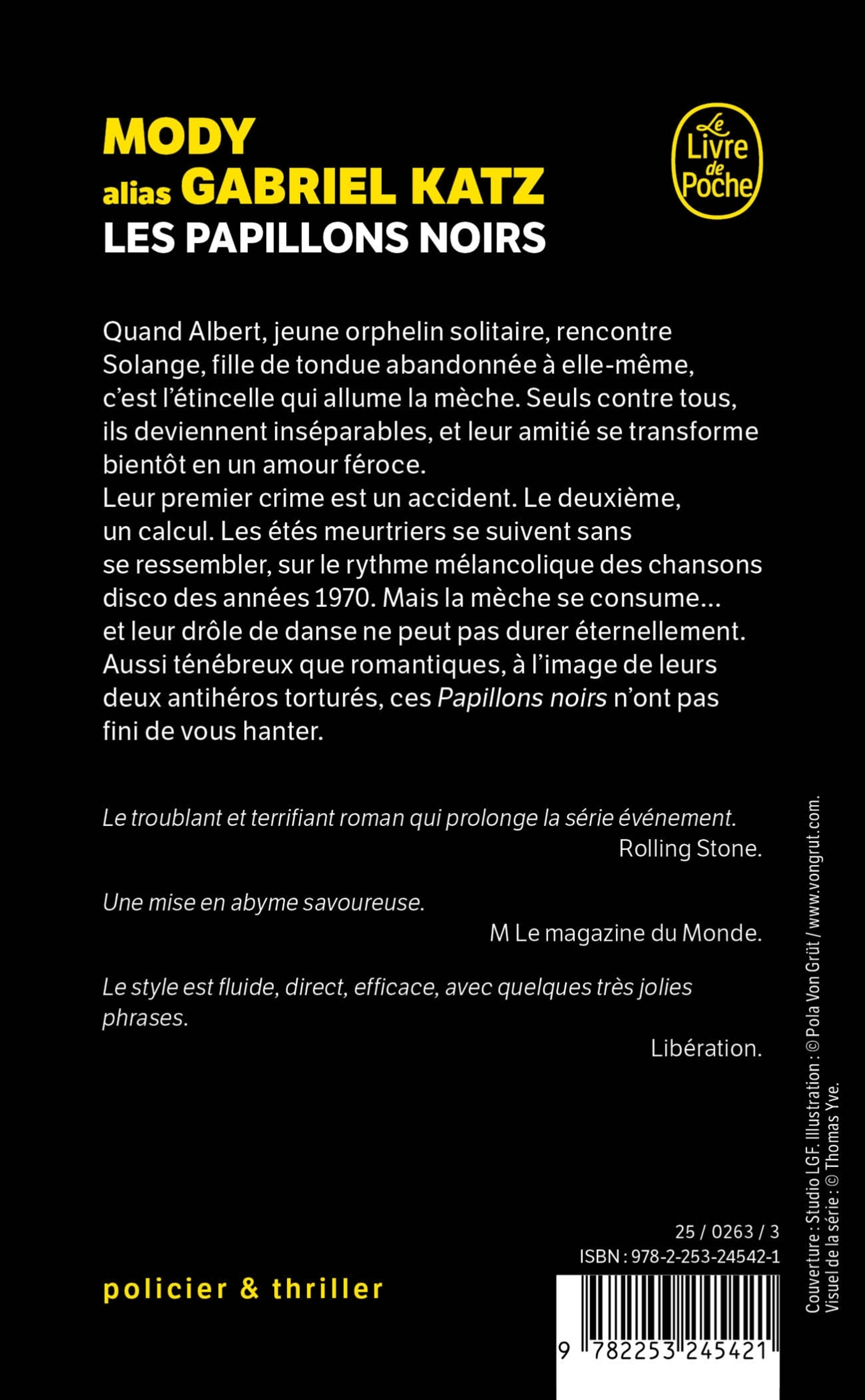 Les Papillons noirs -  Mody - LGF