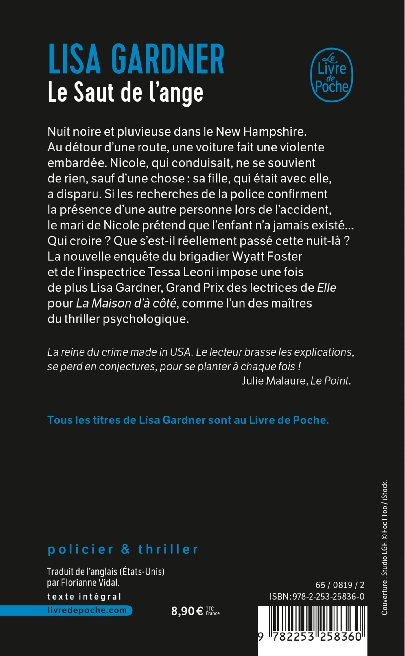 Le Saut de l'ange - Lisa Gardner - LGF