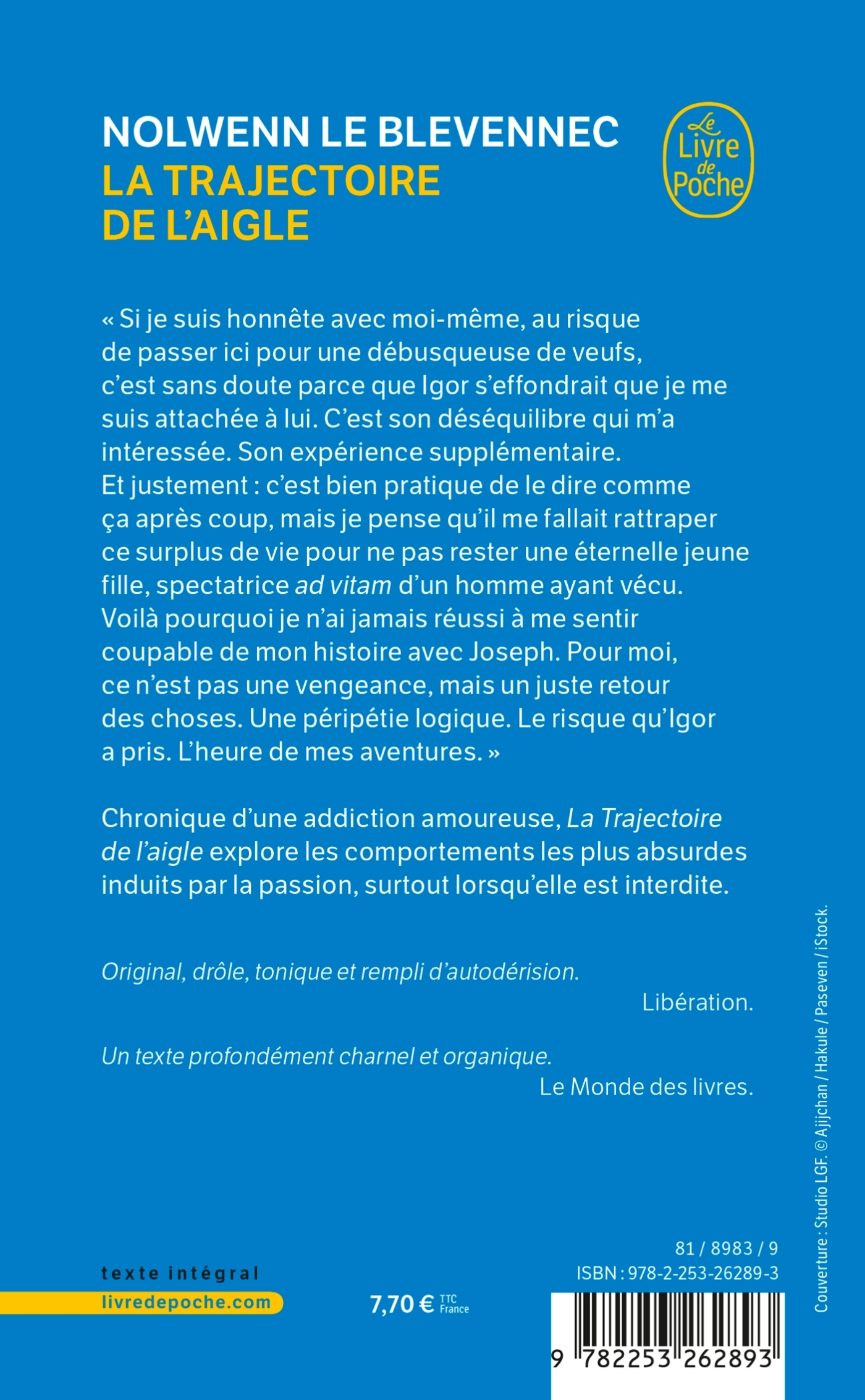 La Trajectoire de l'aigle - Nolwenn Le Blevennec - LGF