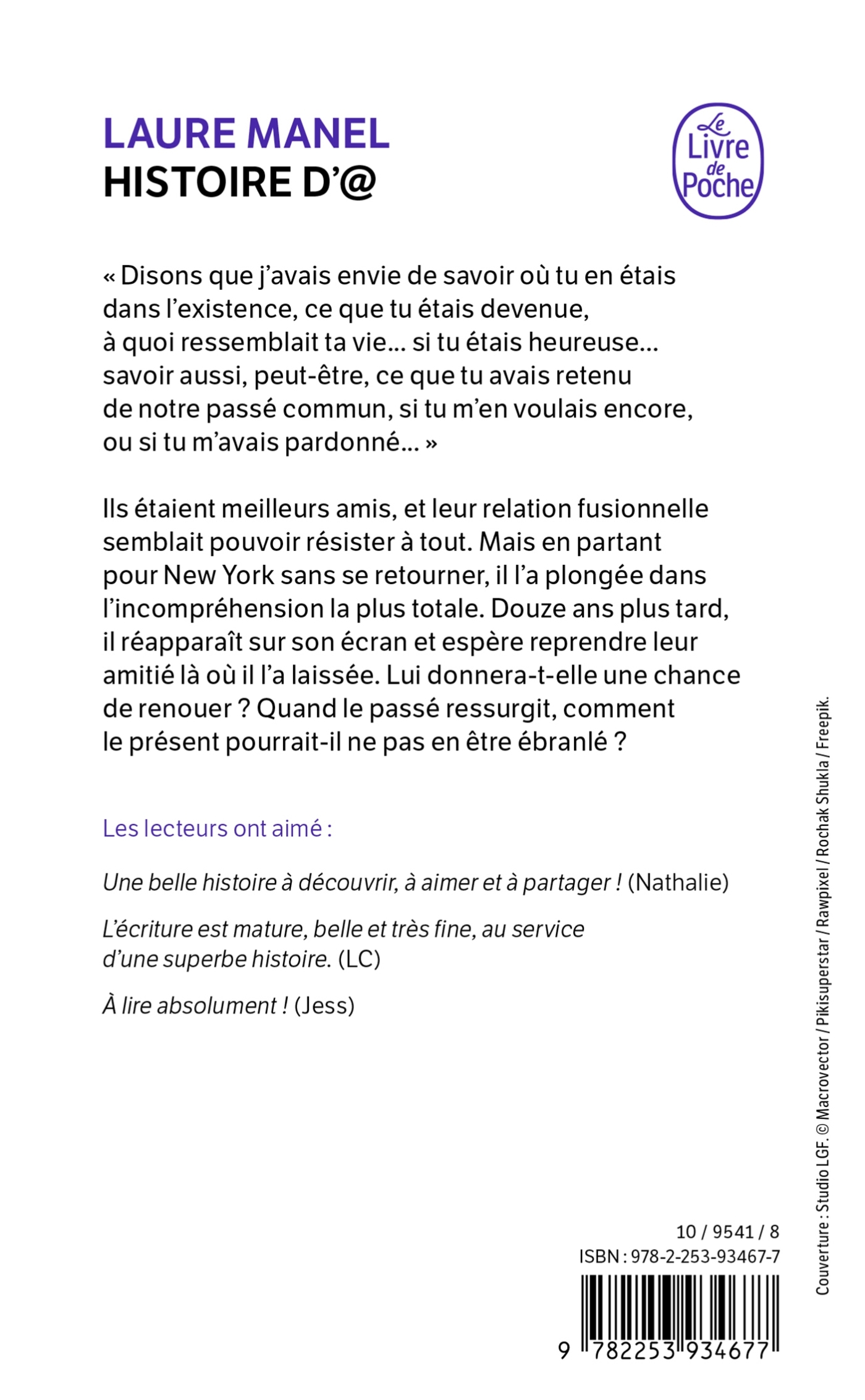 Histoire d'@ - Laure Manel - LGF
