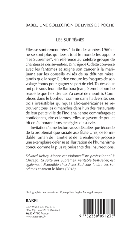 Les Suprêmes - Edward Kelsey Moore - ACTES SUD