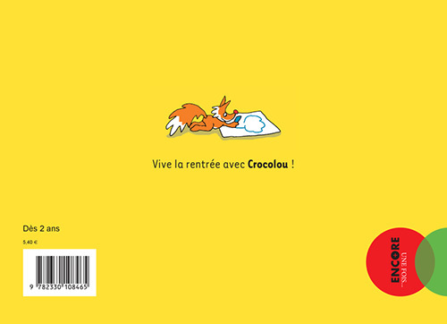 Crocolou aime l'école - Ophélie Texier - ACTES SUD