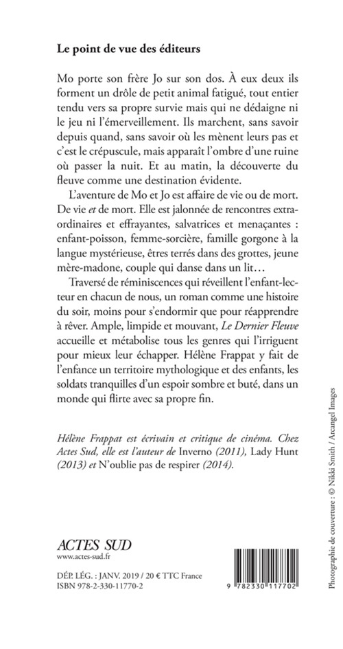 Le Dernier Fleuve - Hélène FRAPPAT - ACTES SUD