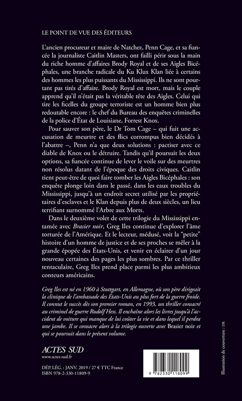 L'Arbre aux morts - Greg Iles - ACTES SUD