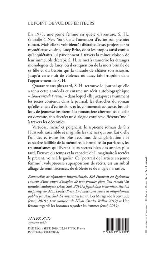 Souvenirs de l'avenir - Siri Hustvedt - ACTES SUD