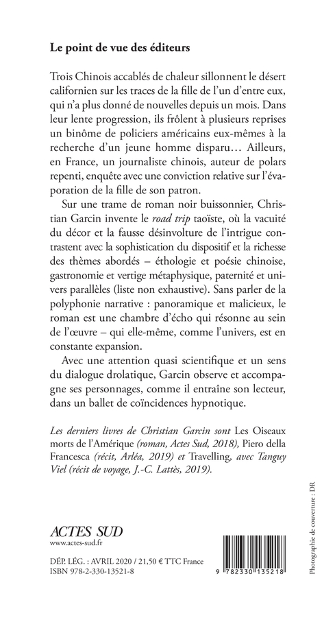 Le Bon, la Brute et le Renard - Christian Garcin - ACTES SUD
