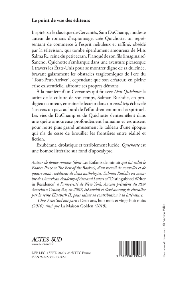 Quichotte - Salman Rushdie - ACTES SUD