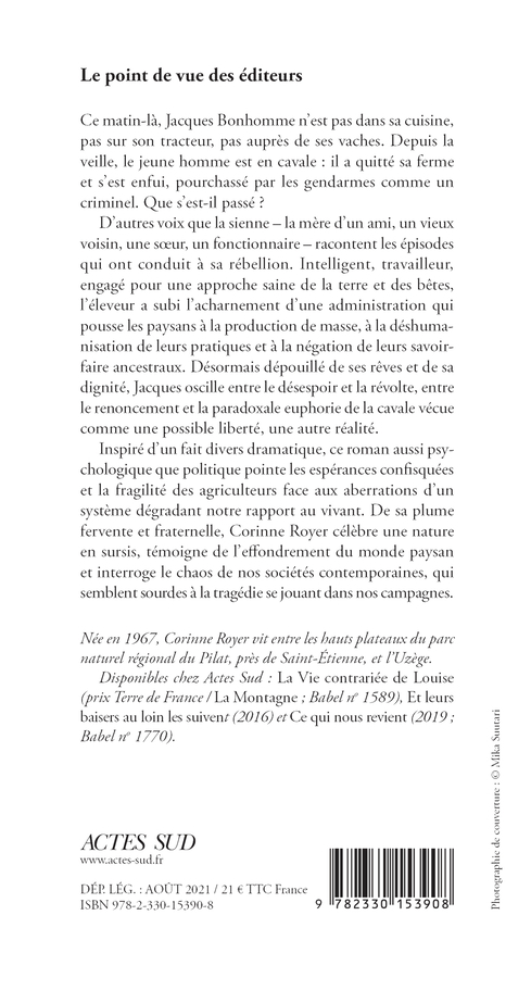 Pleine terre - Corinne Royer - ACTES SUD