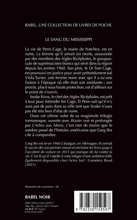 Le Sang du Mississippi - Greg Iles - ACTES SUD