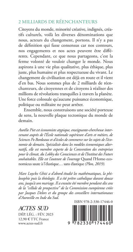 2 milliards de réenchanteurs - Aurélie Piet - ACTES SUD