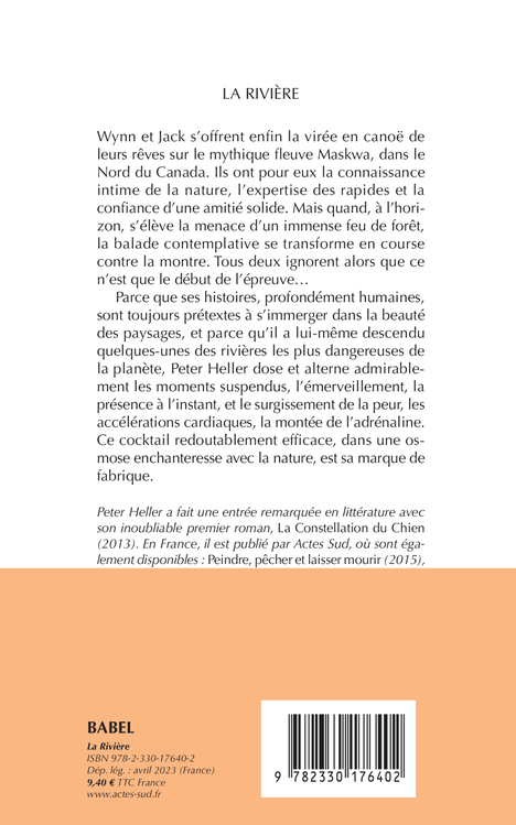 La Rivière - Peter Heller - ACTES SUD