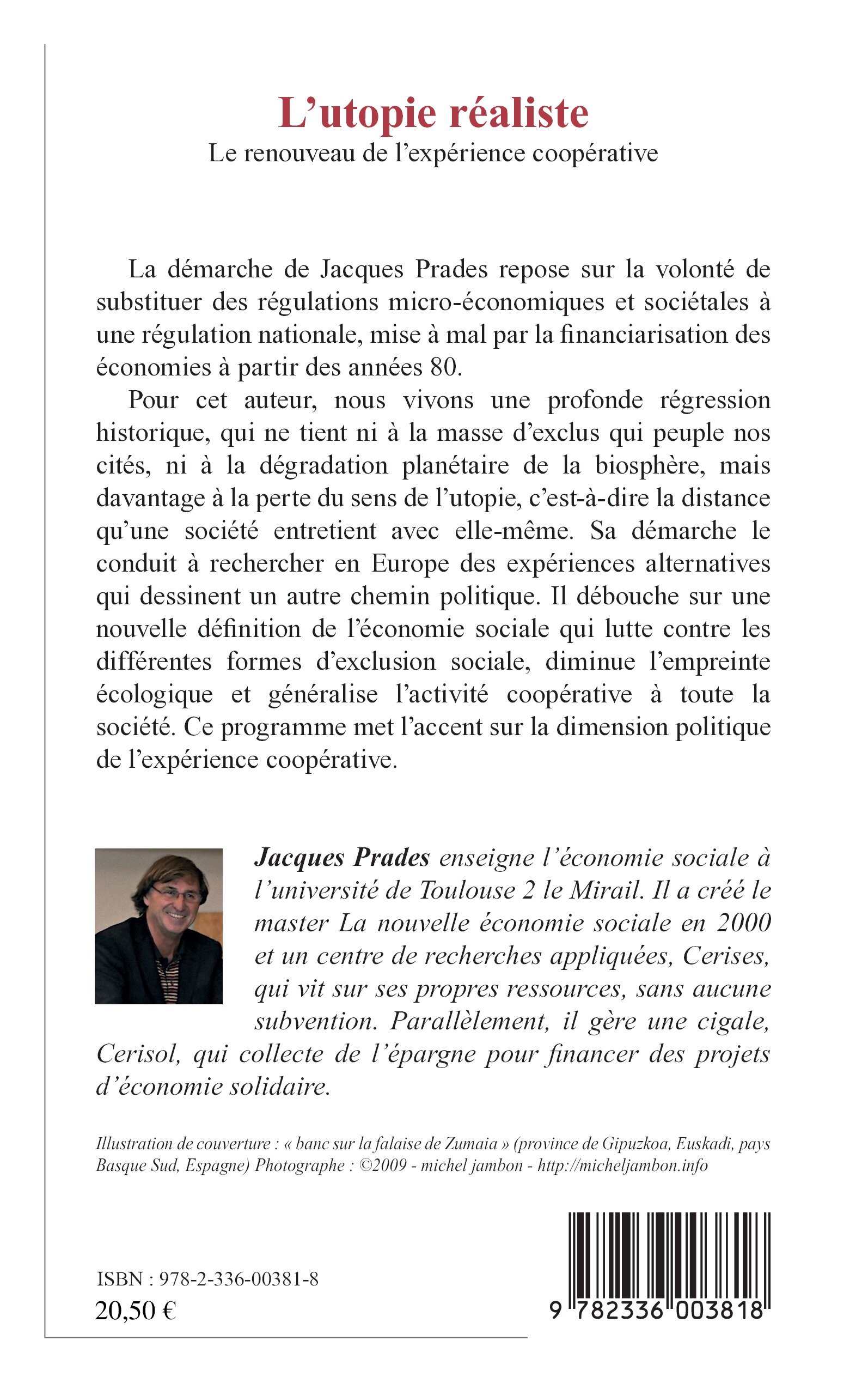 Utopie réaliste - Jacques Prades - L'HARMATTAN