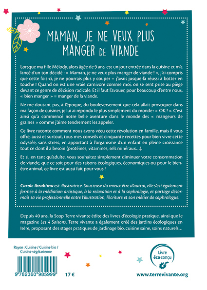 Maman, je ne veux plus manger de viande ! - Carole Ibrahima - TERRE VIVANTE