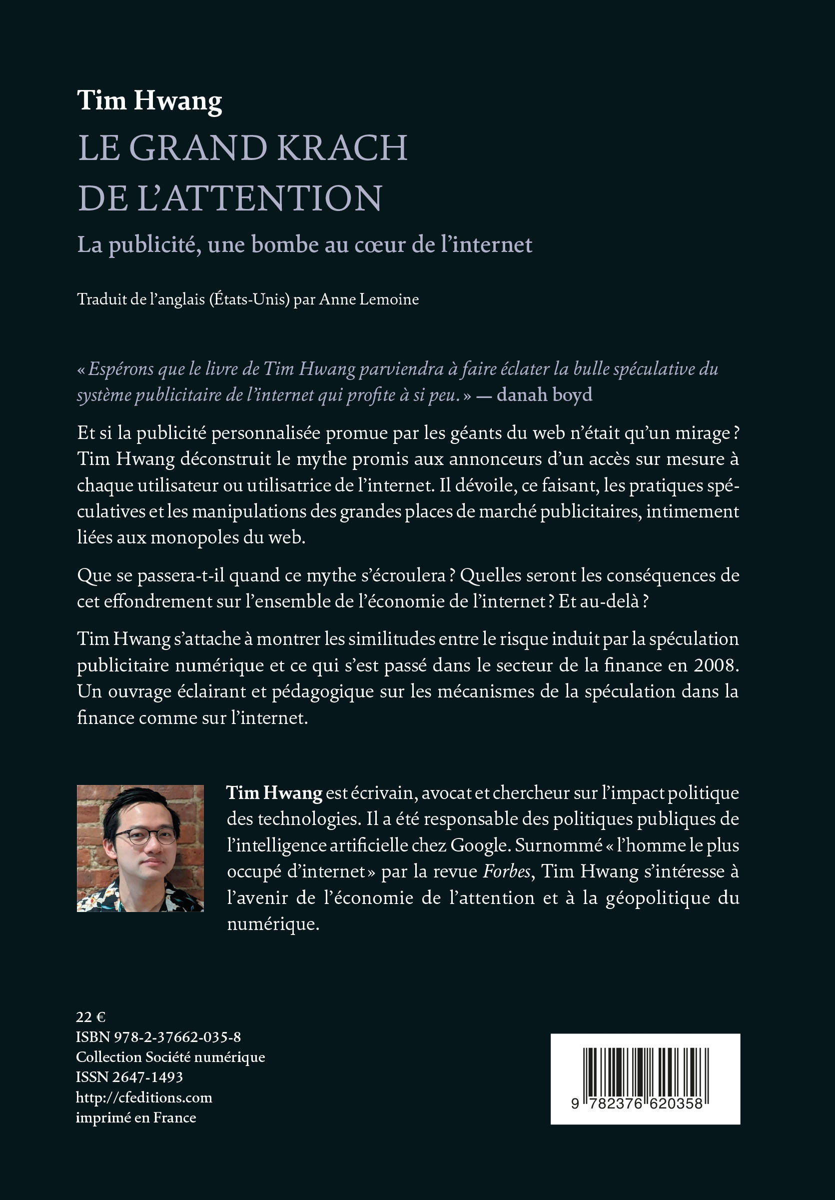Le grand krach de l'attention - Tim Hwang - CF