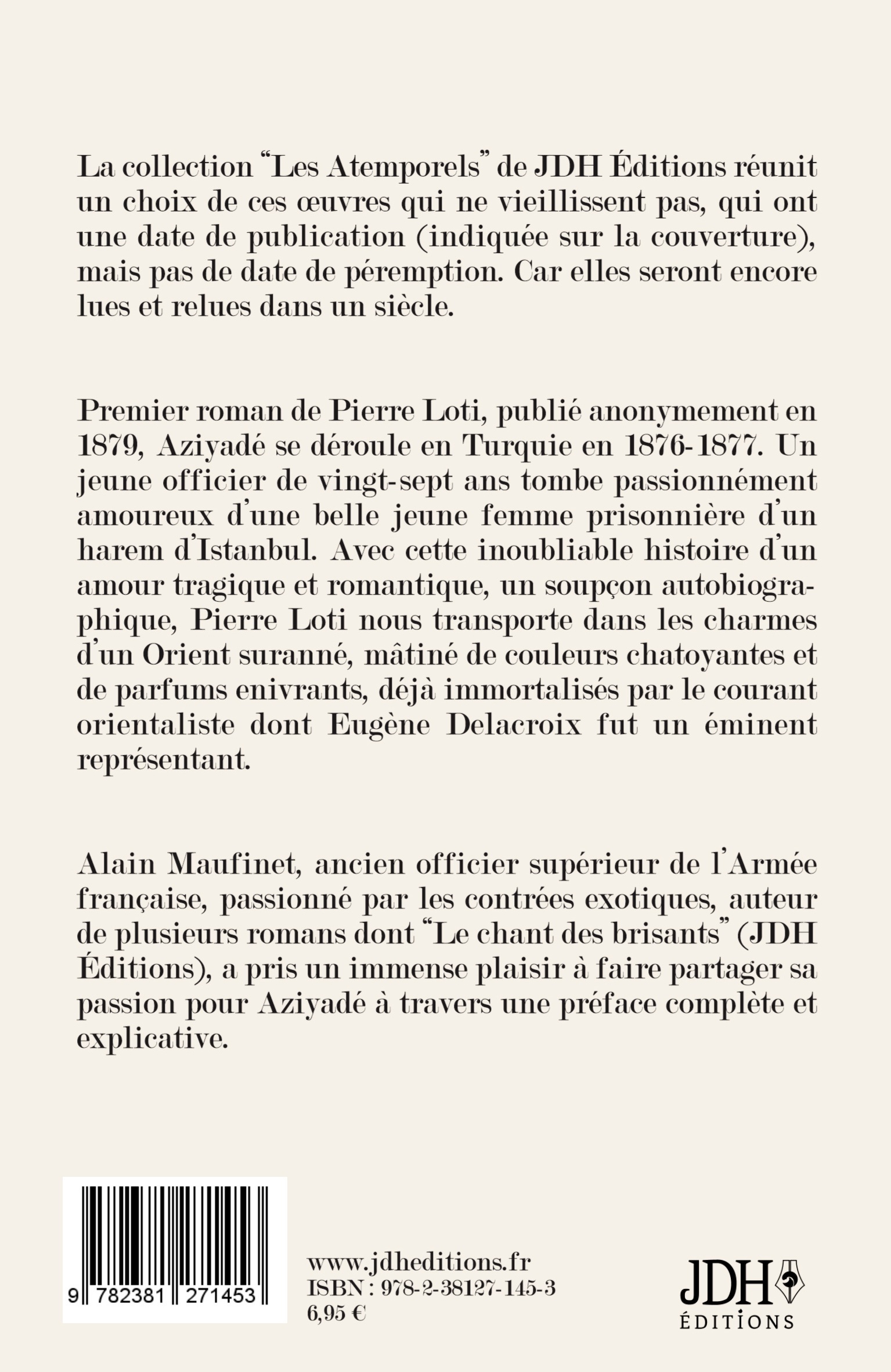 AZIYADÉ nouvelle édition - Alain Maufinet - JDH
