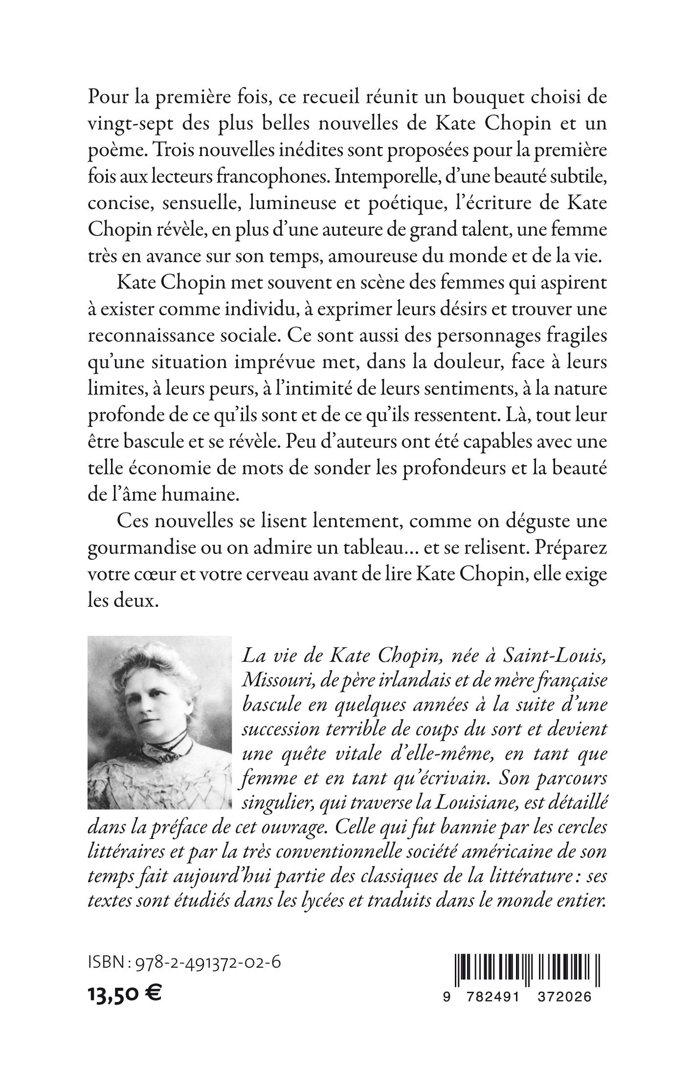 Une femme respectable - Kate Chopin - BELLE ETOILE