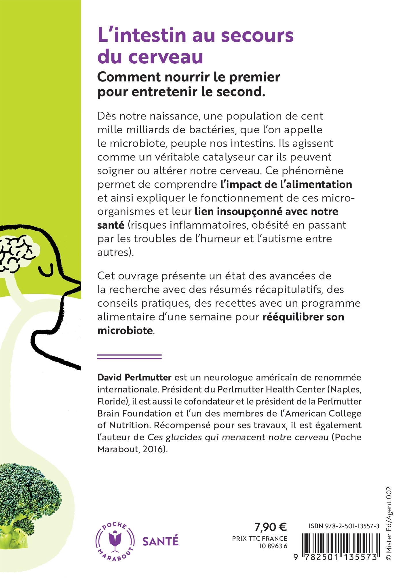 L'intestin au secours du cerveau - Dr David Perlmutter - MARABOUT