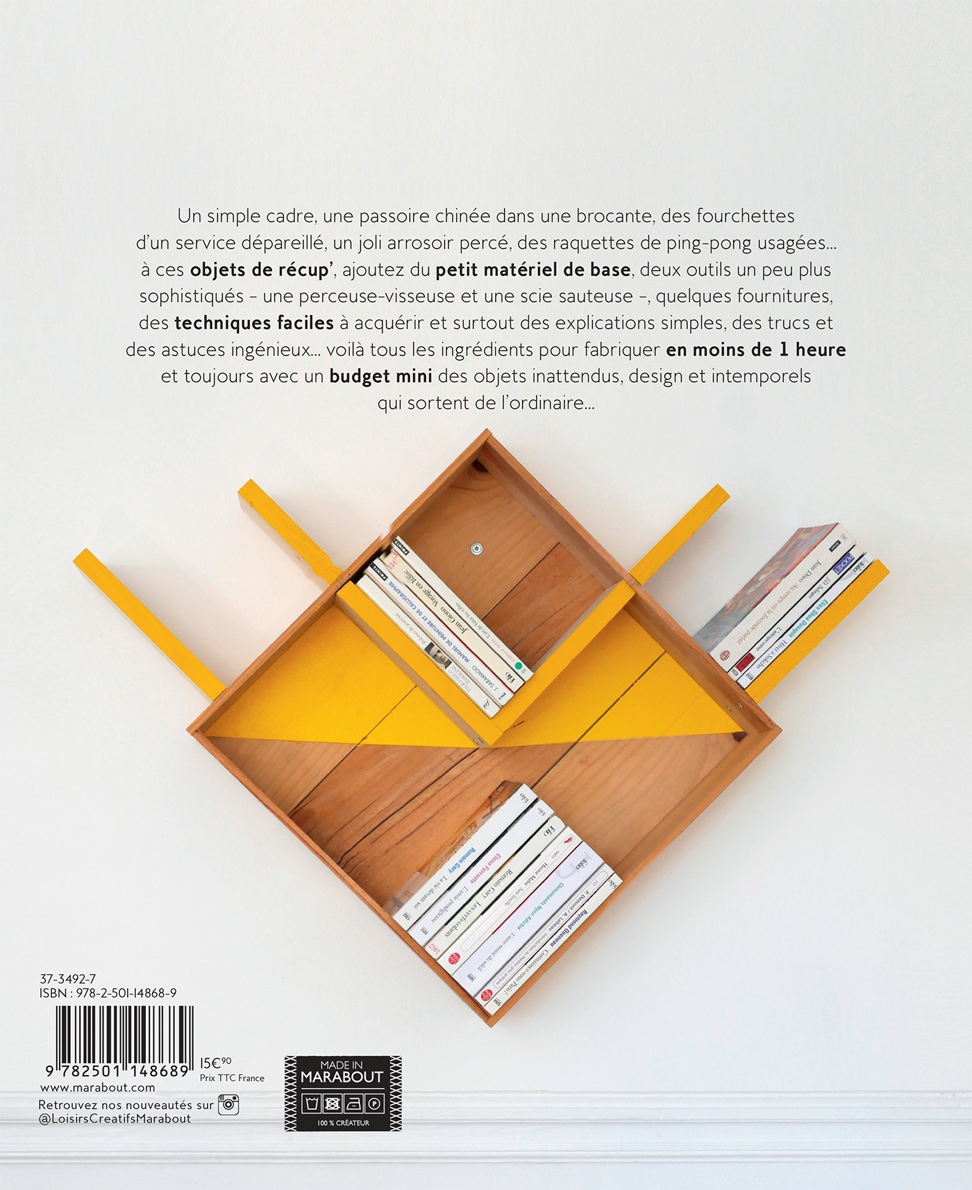 Mobilier design en moins d'1 heure - Pierre Lota - MARABOUT