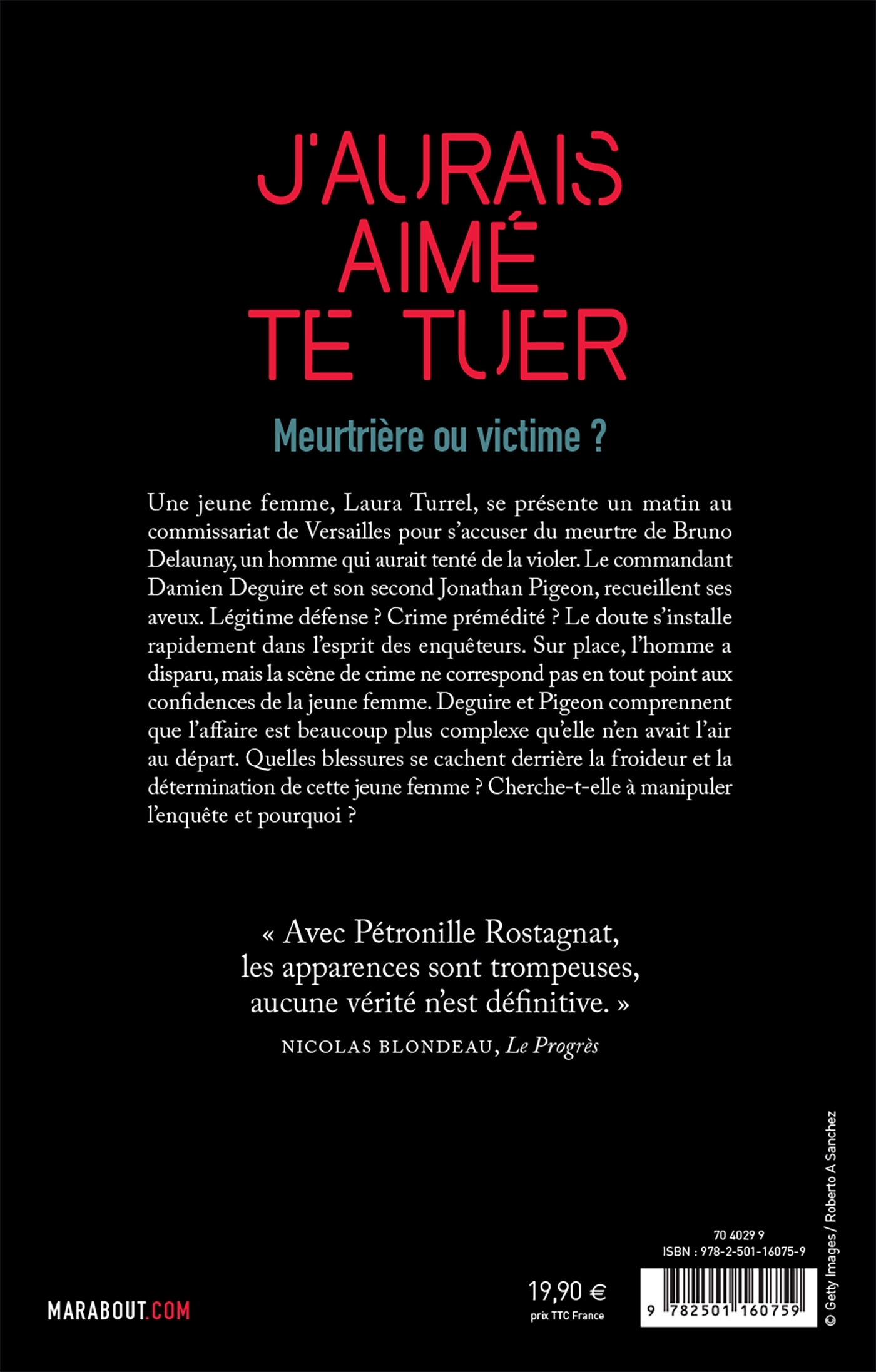 J'aurais aimé te tuer - Pétronille Rostagnat - HACHETTE FICTIO