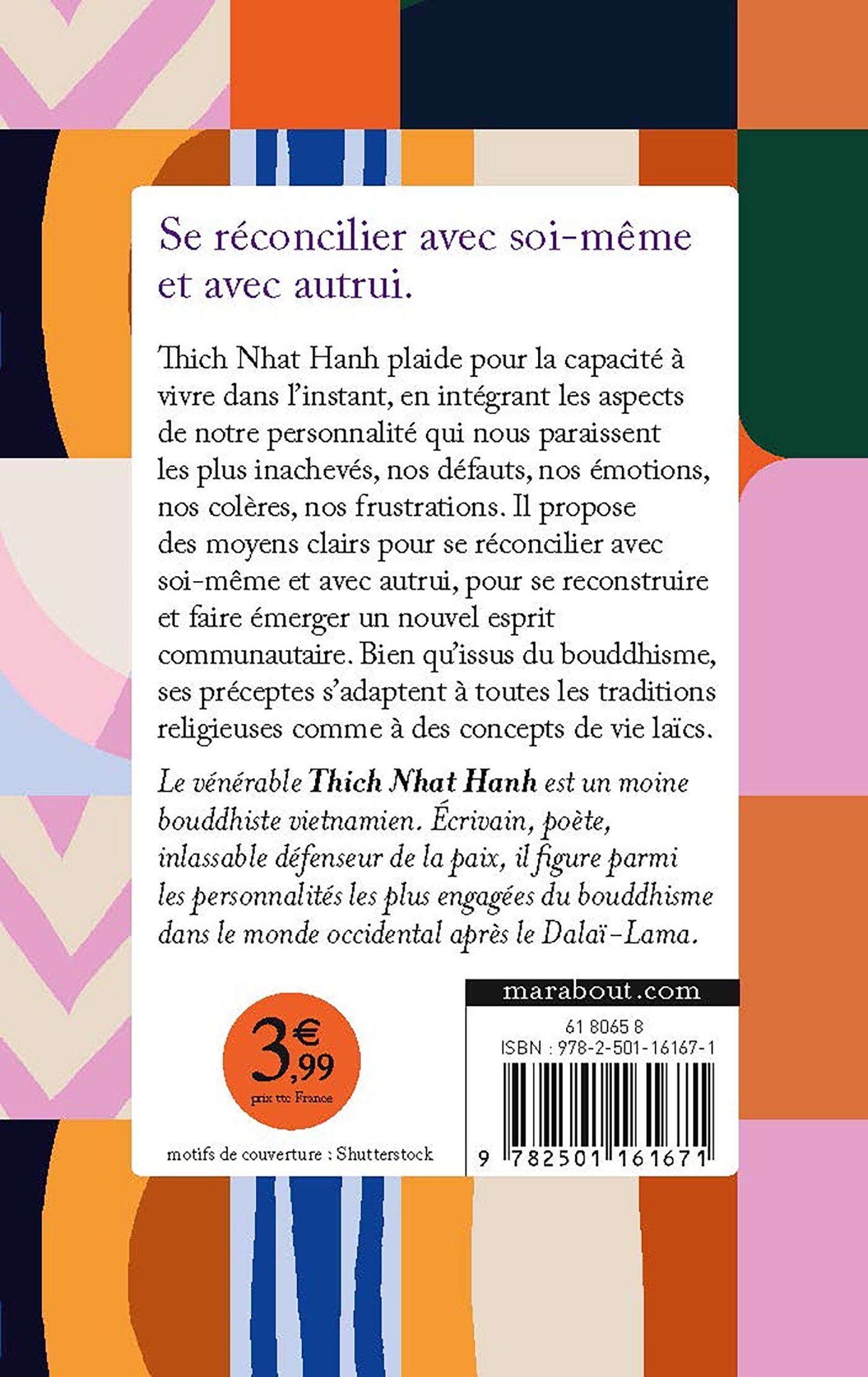 La plénitude de l'instant - Thich Nhat Hanh - MARABOUT