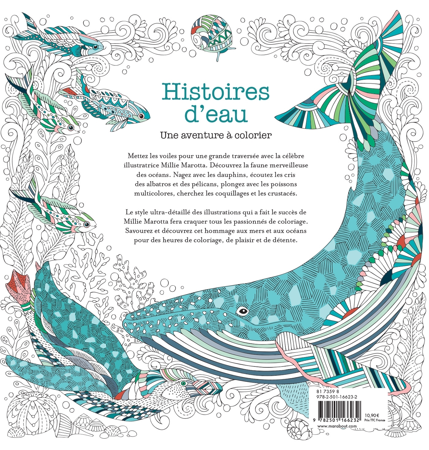 Histoires d'eau - Millie Marotta - MARABOUT